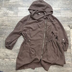 H&M Dark Brown Utility Jacket Size 14(Large)